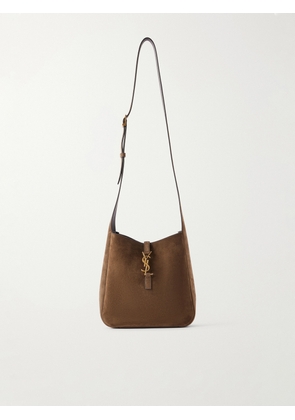 SAINT LAURENT - Le 5 À 7 Suede Shoulder Bag - Green - One size