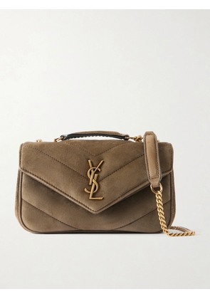 SAINT LAURENT - Loulou Suede Shoulder Bag - Multi - One size