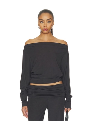 NIA Elisabetta Top in Grey. Size S. Also in XS, M, L, XL.