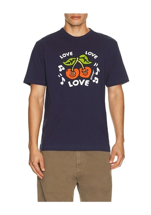 Kenzo Loves Classic T-Shirt in Blue. Size S. Also in M, L, XL/1X.