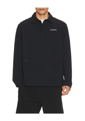 Manors Golf Recycled Greenskeeper Jacket in Black. Size S. Also in M, L, XL/1X.