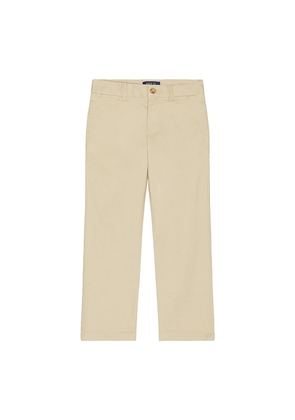 Polo Ralph Lauren Kids Slim Fit Cotton Chino Pant in Tan. Size 6. Also in 2, 3, 4, 5, 7.