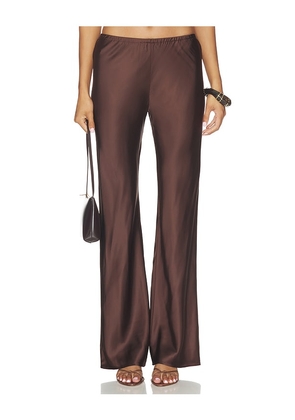 Stone Cold Fox x REVOLVE Willow Pull On Pant in Chocolate. Size XXS. Also in XS, S, M, L, XL.