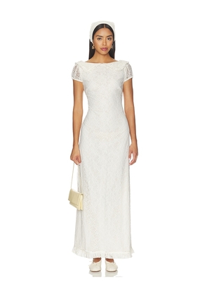 Stone Cold Fox x REVOLVE Mae Maxi Dress in Ivory. Size XXS. Also in L, M, S, XL, XS.