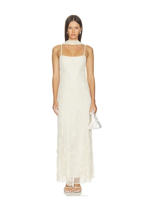 Stone Cold Fox x REVOLVE Amalia Dress in Ivory. Size XS. Also in L, M, S, XL, XXS.
