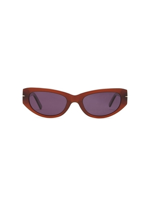 SAD Eyewear Bleach Polarized Sunglasses in Brown.