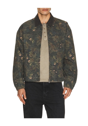 thisisneverthat Denim Blouson Jacket in Green. Size S. Also in L, M, XL/1X.