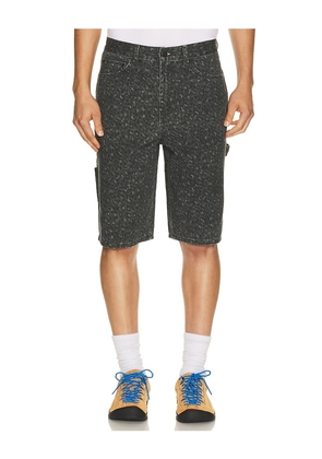 thisisneverthat Relaxed Painter Short in Black. Size S. Also in L, M, XL/1X.
