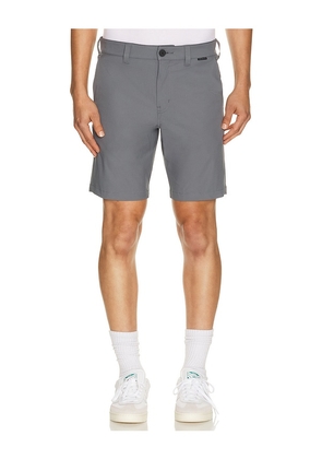 TravisMathew Wanderlust Short in Grey. Size 32. Also in 33, 34, 36.