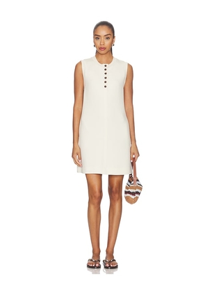 Varley Elba Tank Mini Dress in Ivory. Size S. Also in XS, M, L, XL.