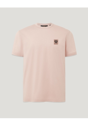 Belstaff Men's T-shirt Cotton Jersey Dusk Pink Size 2xl