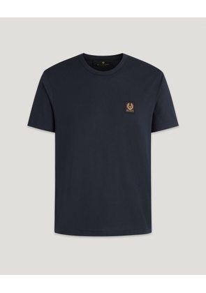 Belstaff Men's T-shirt Cotton Jersey Dark Ink Size 2xl