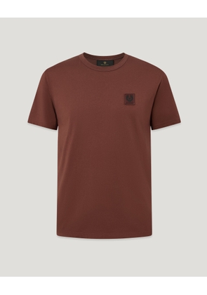 Belstaff Men's T-shirt Cotton Jersey Oxblood Size 2xl