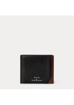 Two-Tone Leather Billfold Wallet