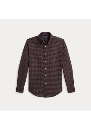 Plaid Cotton Oxford Shirt