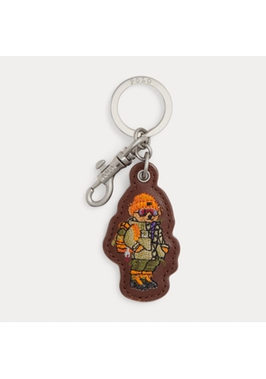 Polo Bear Leather Key Fob