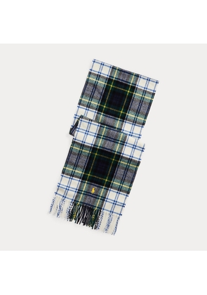Plaid Wool-Cashmere Scarf