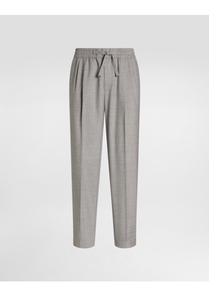 Dolce & Gabbana Wool Jogging Trousers� - Man Pants And Shorts Gray 56