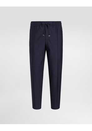 Dolce & Gabbana Virgin Wool Jogging Trousers - Man Pants And Shorts 44