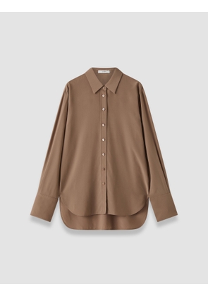 Joe Crepe de Chine Silk Blouse - 32