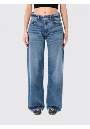 ICON DENIM LOS ANGELES Jeans Woman color Denim