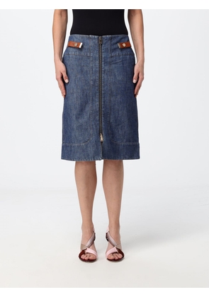FENDI Skirt Woman color Denim
