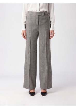 MAX MARA Prince of Wales Check Wool Flare Trousers