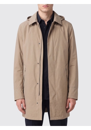 HERNO Hooded Technical Fabric Raincoat with Back Vent