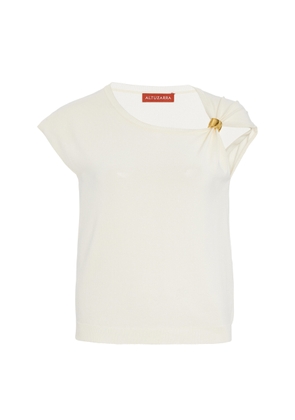 Altuzarra Rinaldi Gathered Jersey Top - Moda Operandi