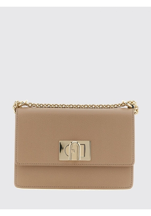 FURLA Crossbody Bag Woman color Beige