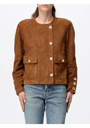 SAINT LAURENT Jacket Woman color Amber