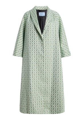 Prada Printed Cotton-Blend Coat - Moda Operandi
