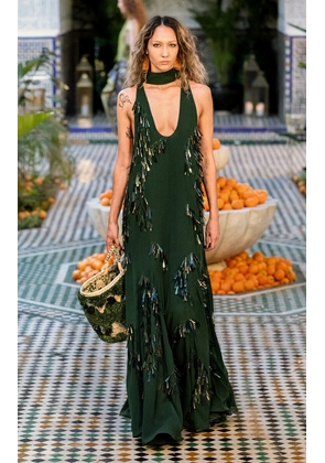 ALÉMAIS Ophira Sequined Georgette Gown - Moda Operandi
