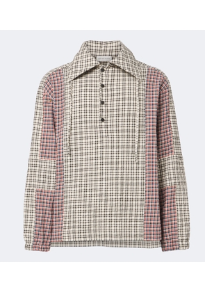 Dries Van Noten Checked cotton shirt