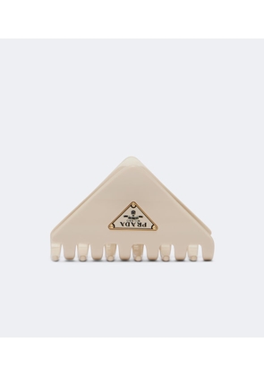 Prada Logo hair clip