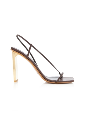 Arielle Baron Narcissus Leather Sandals - Moda Operandi