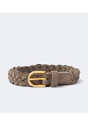 Lardini Braided suede belt
