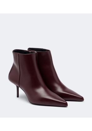 Max Mara Leather ankle boots