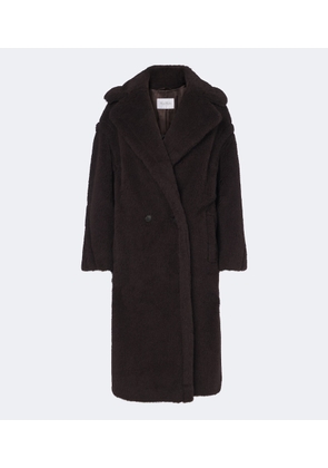 Max Mara Alpaca, wool, and silk teddy coat