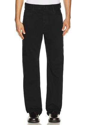 Fear of God ESSENTIALS Denim 5-Pocket Jeans in Overdyed Black - Black. Size 34 (also in 28, 29, 30, 31, 32, 36, 38).