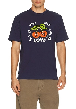 Kenzo Loves Classic T-Shirt in Blue Black - Blue. Size S (also in L, M, XL/1X).