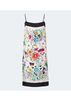 Gucci Gucci Flora silk twill minidress