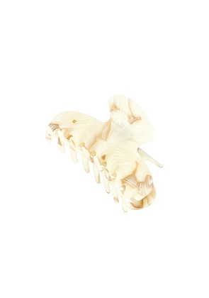 SOPHIE BUHAI Fan Shell Hair Claw in Alabaster - Ivory. Size all.