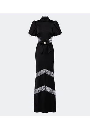 Rebecca Vallance Bow-detail embellished maxi dress