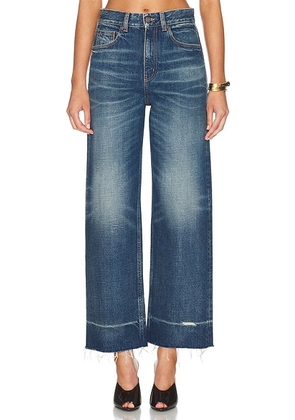 Chloe Wide Leg in Dark Cobalt - Blue. Size 28 (also in 29, 25, 27, 30).