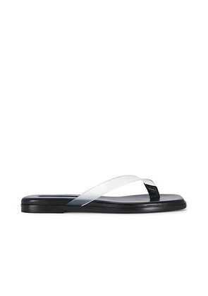 Emme Parsons Meta Kidskin Sandal in Clear Recycled Tpu - White. Size 35 (also in 40, 41, 36, 37, 38).
