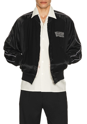 WACKO MARIA Ska Jacket in Black - Black. Size M (also in L, S, XL/1X).