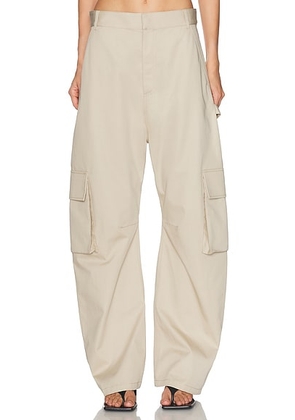 Balenciaga Relaxed Cargo Pant in Beige - Beige. Size 36 (also in ).