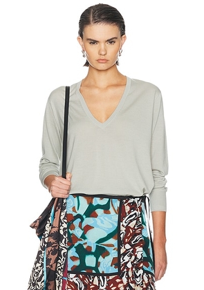 Dries Van Noten Tuomas Sweater in Light Grey - Grey. Size S (also in XS, M, L).