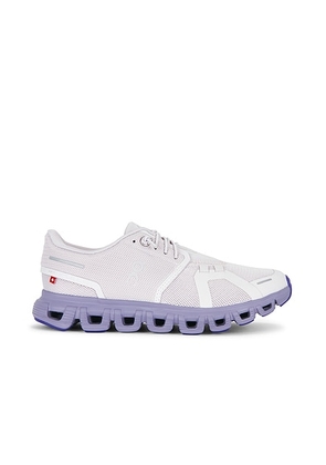 On Cloud 6 Sneaker in Ether & Tyrian - Purple. Size 7 (also in 5, 5.5, 6, 6.5, 7.5, 8, 8.5, 9, 9.5, 10).